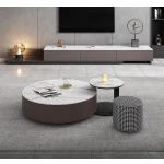 ขาย ชุดโต๊ะกลางอเนกประสงค์พร้อมม้านั่ง Round Center Table Set