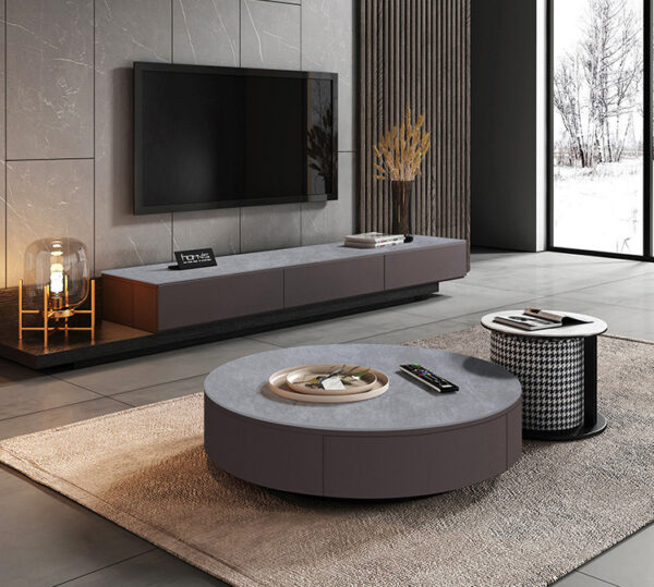 ขาย ชุดโต๊ะกลางอเนกประสงค์พร้อมม้านั่ง Round Center Table Set