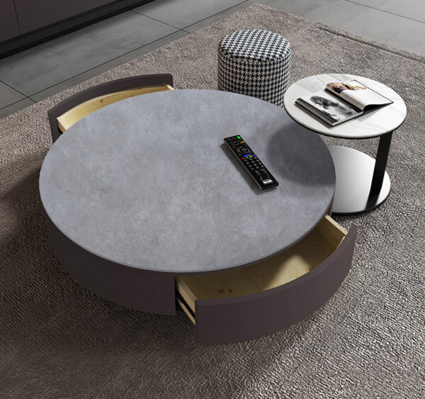 ขาย ชุดโต๊ะกลางอเนกประสงค์พร้อมม้านั่ง Round Center Table Set