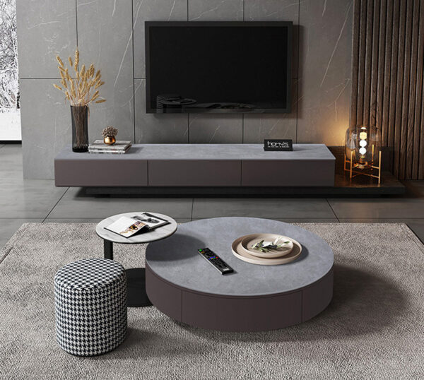 ขาย ชุดโต๊ะกลางอเนกประสงค์พร้อมม้านั่ง Round Center Table Set