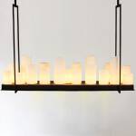 ขาย โคมไฟแขวนเพดานทรงเหลี่ยม Rectangle Candle Designed Ceiling Lamp