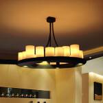 ขาย โคมไฟแขวนเพดานทรงกลม Circle Candle Designed Ceiling Lamp