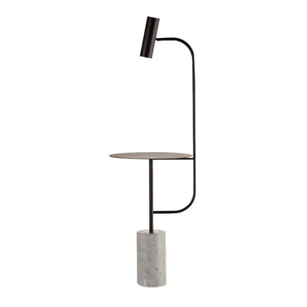ขาย โต๊ะข้างโคมไฟตั้งพื้น Marble Side Table Lamp