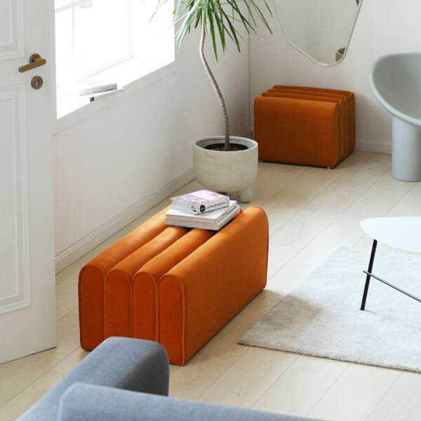 ขาย Creative Designed Bench & Stool เก้าอี้ ม้ายาวผ้ากำมะหยี่