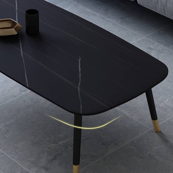 ขาย โต๊ะกลางท็อปหินอ่อน Rectangle Luxury Coffee Table