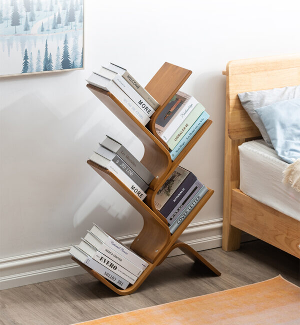 ขาย ชั้นวางหนังสือ Solid Wooden Book Shelf