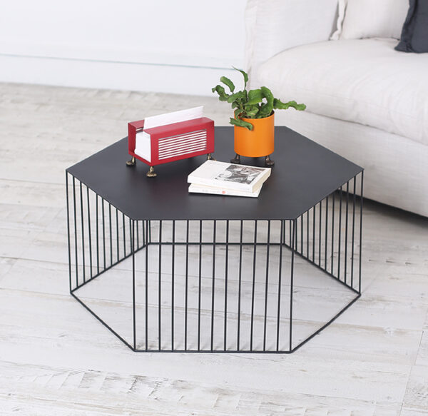 ขาย โต๊ะกลางหกเหลี่ยม Steel Hexagon Coffee Table
