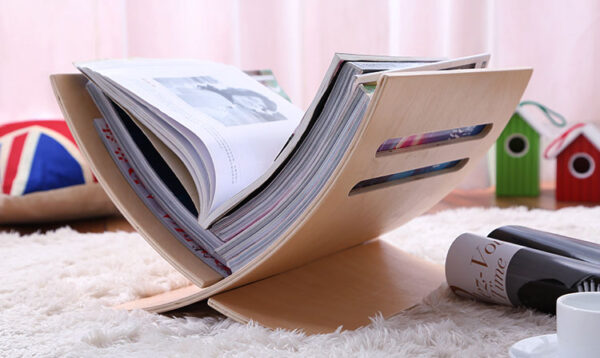 ขาย ชั้นวางหนังสือ Wooden Magazine Rack