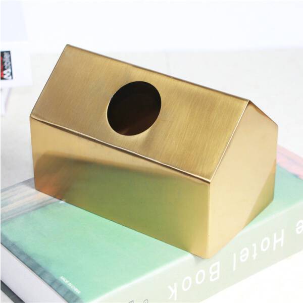 ขาย ที่ใส่กระดาษทิชชู่ตั้งโต๊ะสำหรับห้องรับแขก Golden Home Tissue Box II