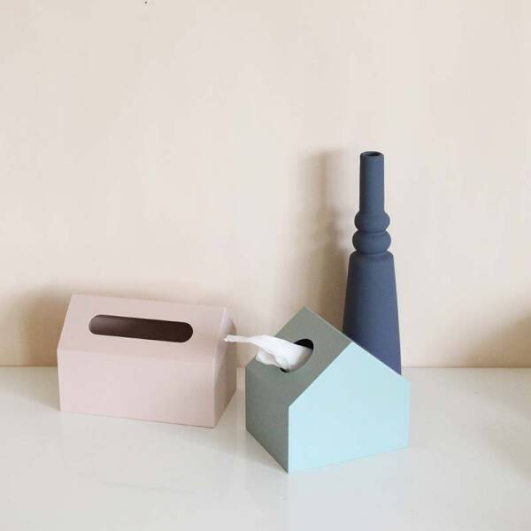 ขาย ที่ใส่กระดาษทิชชู่ตั้งโต๊ะสำหรับห้องรับแขก Pastel Tissue Box
