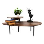 ขาย โต๊ะกลางสำหรับแต่งบ้านบ้านสไตล์มินิมอล Creative Wooden Coffee Table