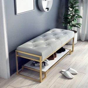 ขาย เก้าอี้ใส่รองเท้าเก็บรองเท้า Decorative Bench Shoes Rack II