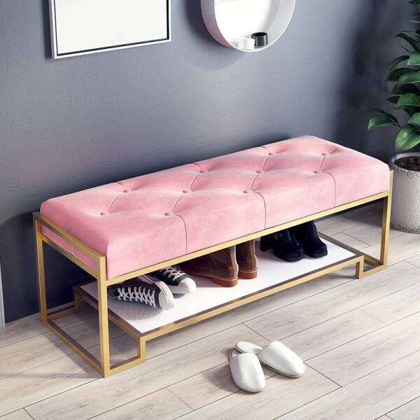 ขาย เก้าอี้ใส่รองเท้าเก็บรองเท้า Decorative Bench Shoes Rack II