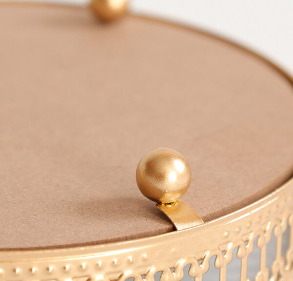 ขาย ถาดกระจกสำหรับแต่งบ้าน Golden Decorative Tray II