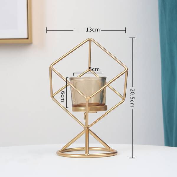 ขาย เชิงเทียนทรงกราฟฟิกสำหรับตกแต่งบ้าน Decorating Candle Holder III