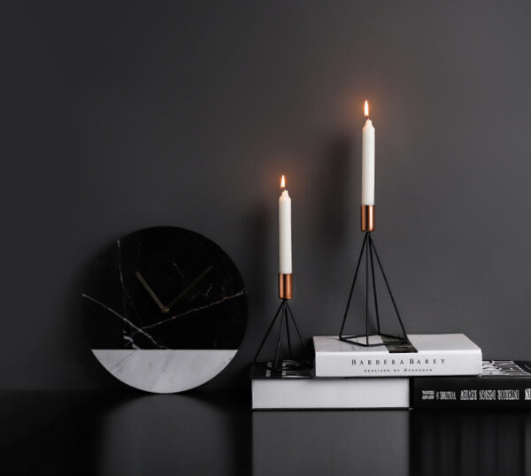 ขาย เชิงเทียนทรงกราฟฟิกสำหรับตกแต่งบ้าน Decorating Candle Holder II