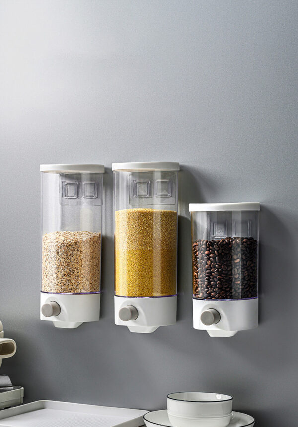 ขาย กล่องใส่ข้าวสารติดผนัง Wall Kitchen Dispenser