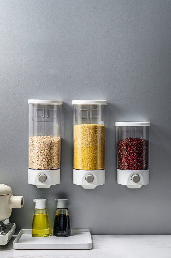 ขาย กล่องใส่ข้าวสารติดผนัง Wall Kitchen Dispenser