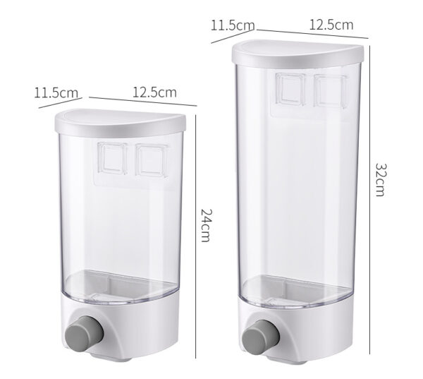 ขาย กล่องใส่ข้าวสารติดผนัง Wall Kitchen Dispenser