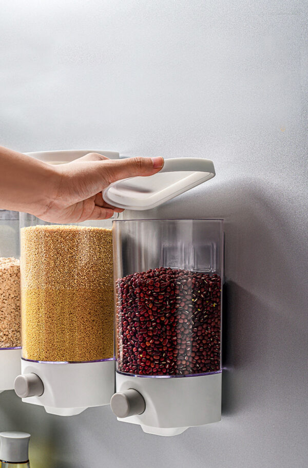 ขาย กล่องใส่ข้าวสารติดผนัง Wall Kitchen Dispenser