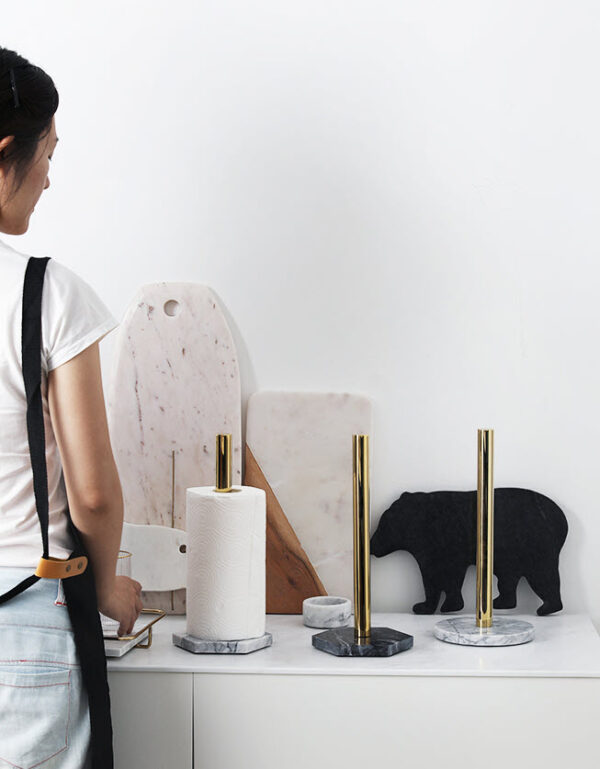 ขาย ที่ใส่กระดาษทิชชู่ตั้งโต๊ะสำหรับห้องครัวลายหินอ่อน Marble Tissue Holder