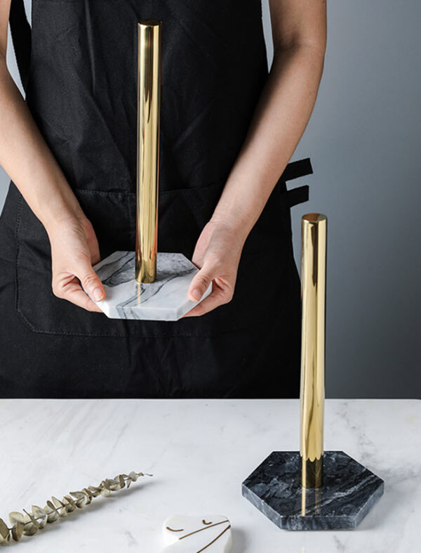 ขาย ที่ใส่กระดาษทิชชู่ตั้งโต๊ะสำหรับห้องครัวลายหินอ่อน Marble Tissue Holder