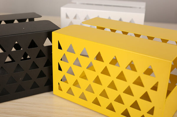 ขาย กล่องใส่กระดาษทิชชู่ตั้งโต๊ะ Rectangle Iron Tissue Box
