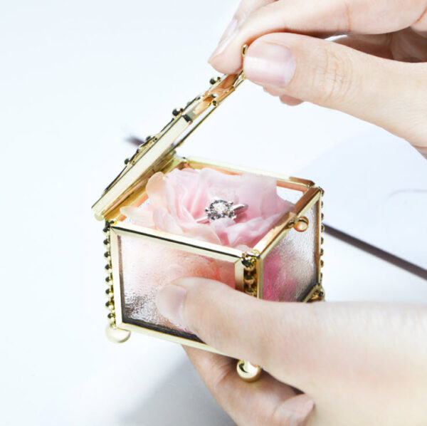ขาย กล่องใส่เครื่องประดับ Golden Hexagon Storage B