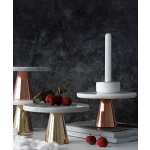 ขาย จานหินอ่อนตกแต่งบ้านสำหรับขนม Marble Decorating Display
