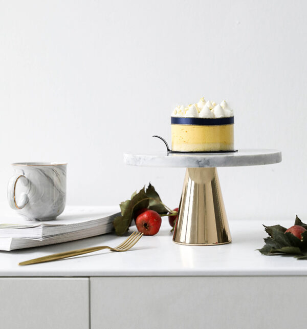 ขาย จานหินอ่อนตกแต่งบ้านสำหรับขนม Marble Decorating Display
