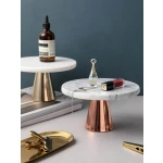 ขาย จานหินอ่อนตกแต่งบ้านสำหรับขนม Marble Decorating Display