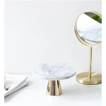 ขาย จานหินอ่อนตกแต่งบ้านสำหรับขนม Marble Decorating Display