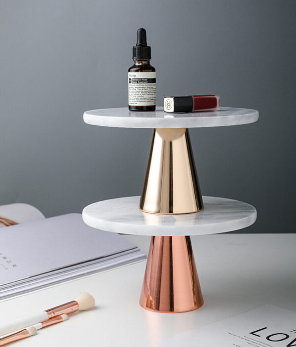 ขาย จานหินอ่อนตกแต่งบ้านสำหรับขนม Marble Decorating Display