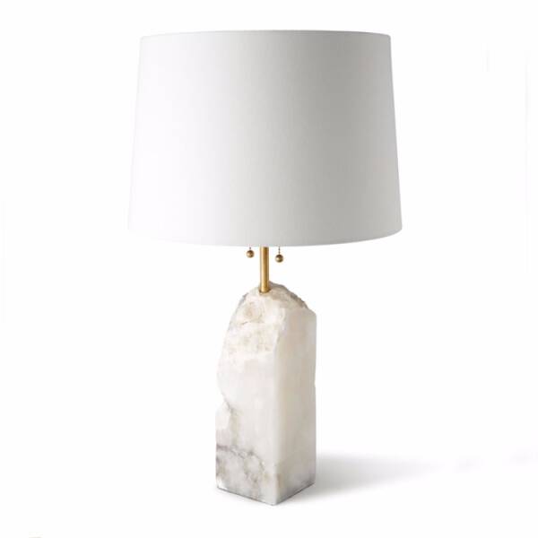 ขาย โคมไฟหัวเตียงสำหรับตกแต่งบ้าน Real Marble Table Lamp