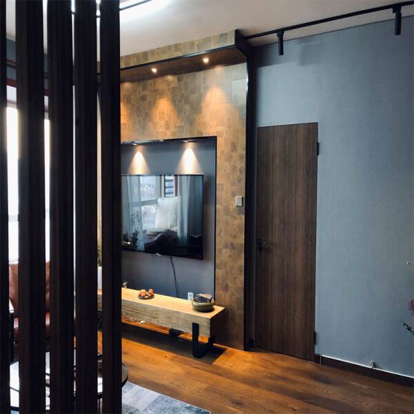 ขาย โต๊ะวางทีวีสำหรับห้องรับแขก Nature Wooden TV Table