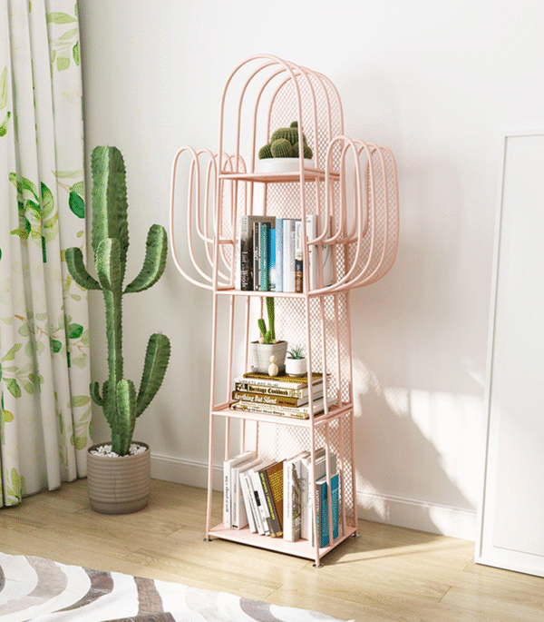 ขาย ชั้นเก็บหนังสือตั้งพื้นโครงเหล็ก Cactus Bookshelf