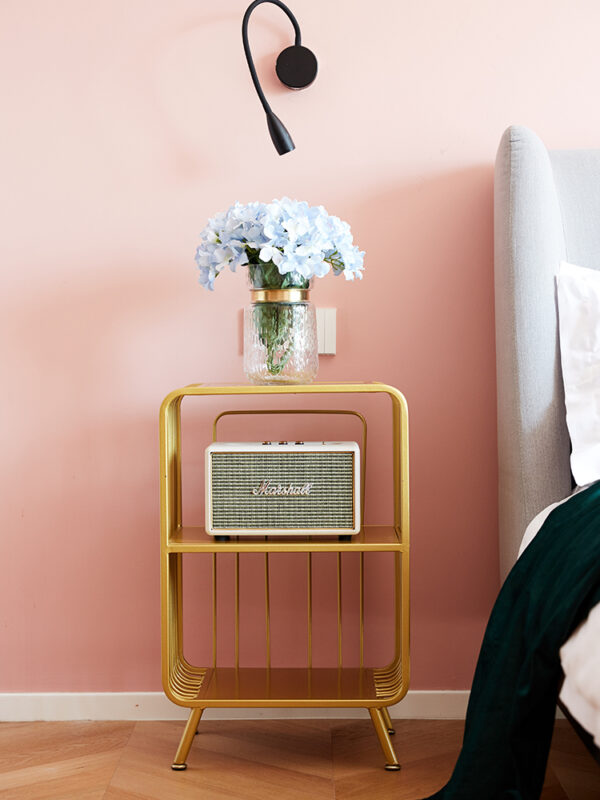 ขาย โต๊ะข้างโซฟาข้างเตียงเหล็ก Golden Side Table