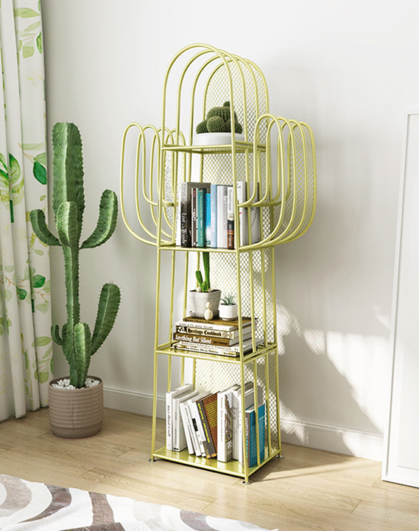 ขาย ชั้นเก็บหนังสือตั้งพื้นโครงเหล็ก Cactus Bookshelf