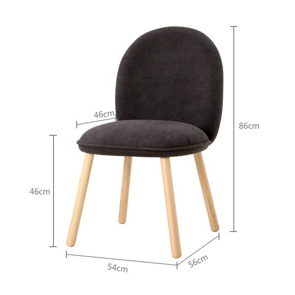 ขาย เก้าอี้พร้อมพนักพิงสำหรับตกแต่งบ้าน Velvet Decorating Chair