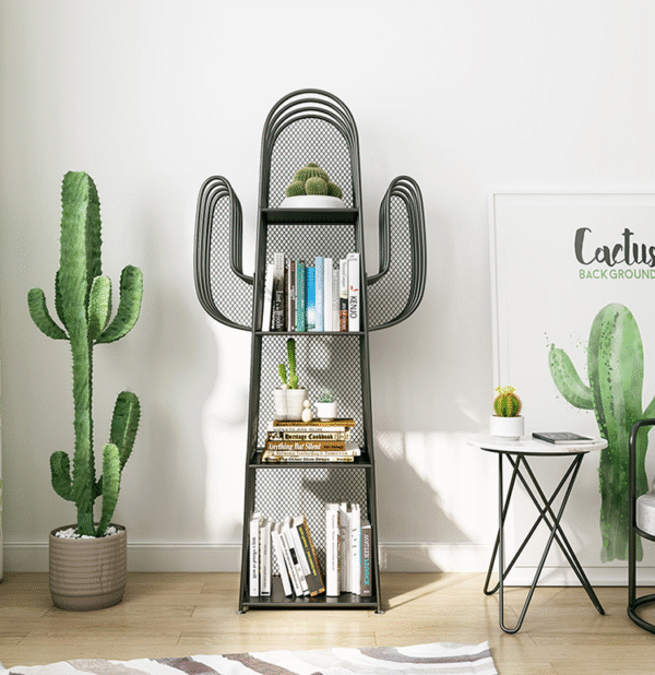 ขาย ชั้นเก็บหนังสือตั้งพื้นโครงเหล็ก Cactus Bookshelf