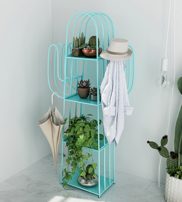 ขาย ชั้นเก็บหนังสือตั้งพื้นโครงเหล็ก Cactus Bookshelf