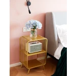 ขาย โต๊ะข้างโซฟาข้างเตียงเหล็ก Golden Side Table