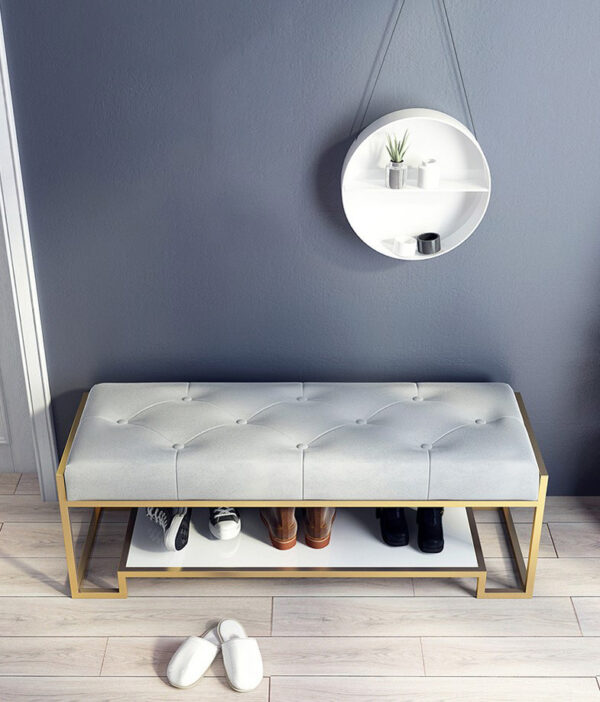 ขาย เก้าอี้ใส่รองเท้าเก็บรองเท้า Decorative Bench Shoes Rack II