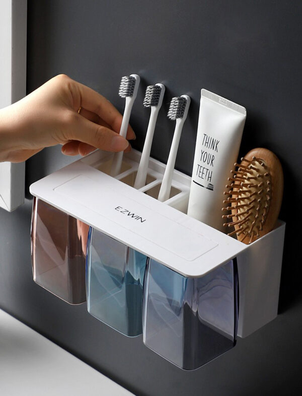 ขาย ที่จัดระเบียบห้องน้ำติดผนังพร้อมก้าวน้ำ Wall Toilet Organizer
