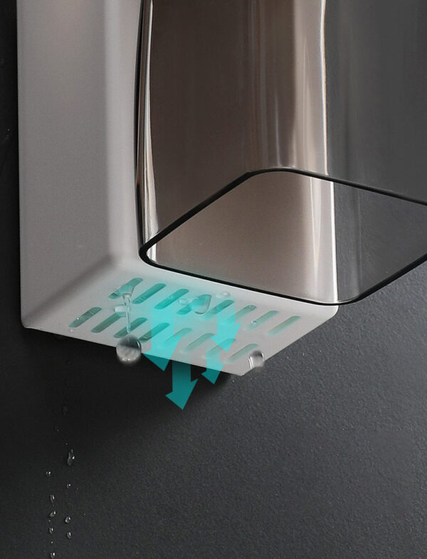ขาย ที่จัดระเบียบห้องน้ำติดผนังพร้อมก้าวน้ำ Wall Toilet Organizer