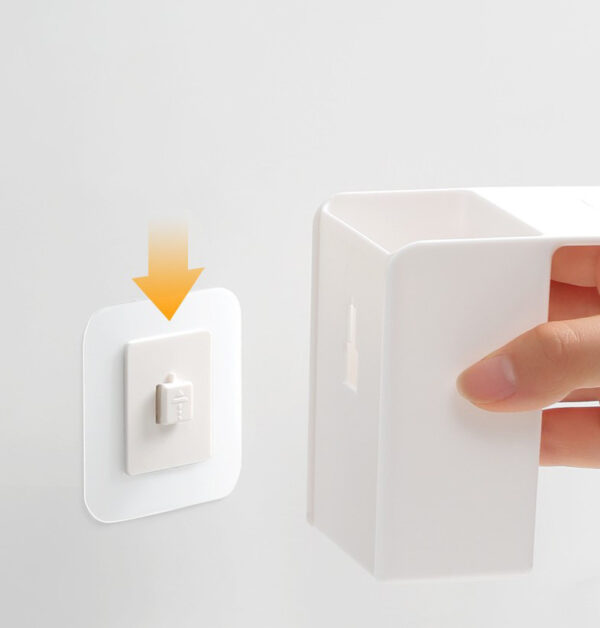 ขาย ที่จัดระเบียบห้องน้ำติดผนังพร้อมก้าวน้ำ Wall Toilet Organizer