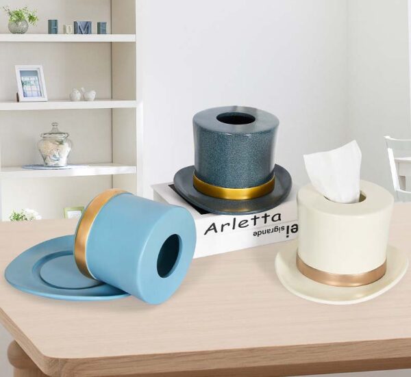 ขาย กล่องทิชชู่ทรงหมวก Hat Tissue Box