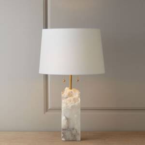 ขาย โคมไฟหัวเตียงสำหรับตกแต่งบ้าน Real Marble Table Lamp