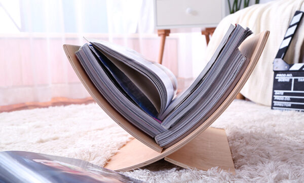 ขาย ชั้นวางหนังสือ Wooden Magazine Rack
