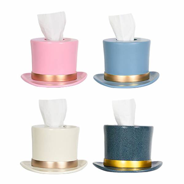 ขาย กล่องทิชชู่ทรงหมวก Hat Tissue Box